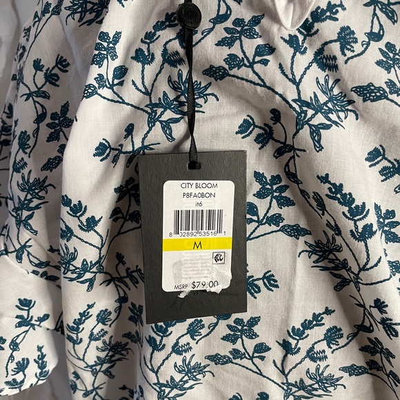 DKNY Floral Spring Top Medium NWT - Picture 8 of 10